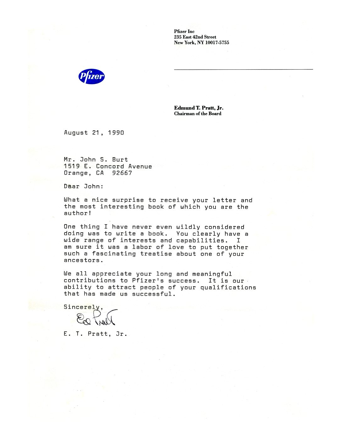 Ed Pratt letter – 1990 (PDF) 3/12 DB2)